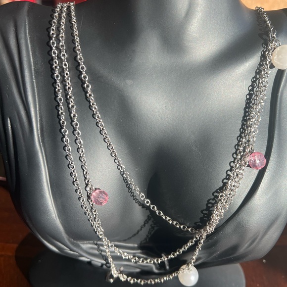 MEW DIOR SILBER LONG NECKLACE - Picture 3 of 7